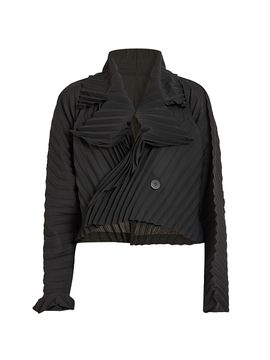Issey Miyake Women's Wave Pleats Jacket