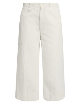 Issey Miyake Women's Wide-Leg Crop Pants