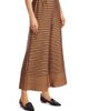 Issey Miyake Women's Woody Ripple Cropped Wide-Leg Pants - 4