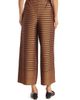 Issey Miyake Women's Woody Ripple Cropped Wide-Leg Pants - 5
