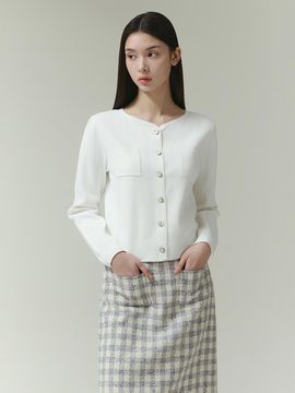 IT MICHAA Button-Up Slim Fit Knit Cardigan (ITP2KCD720)