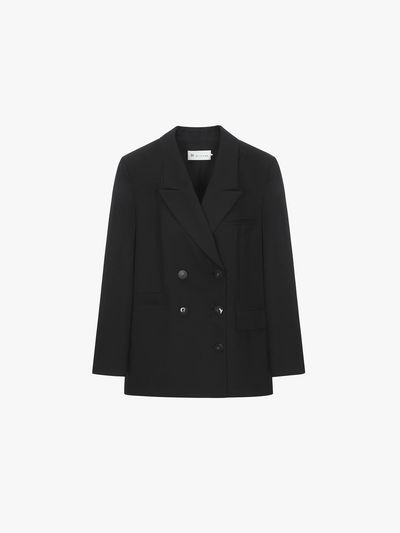 IT MICHAA Diagonal Cut Double Breasted Jacket ITP4YJK940 (2COLOR)