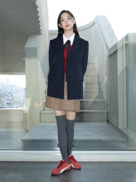 IT MICHAA It Michaaoul Checkered Pleats Mini Skirt ITOAWSK80