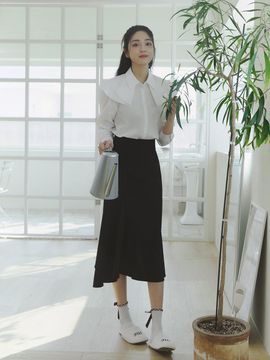IT MICHAA itMICHAA Asymmetric Mermaid Skirt ITO3ZSK710