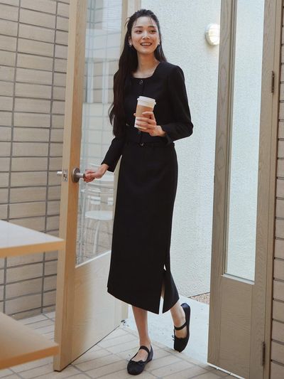 IT MICHAA itMICHAA Belted Setup Skirt ITO3ZSK650