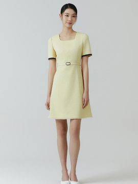 IT MICHAA itMICHAA Belted Tweed Mini dress ITO3YOP630