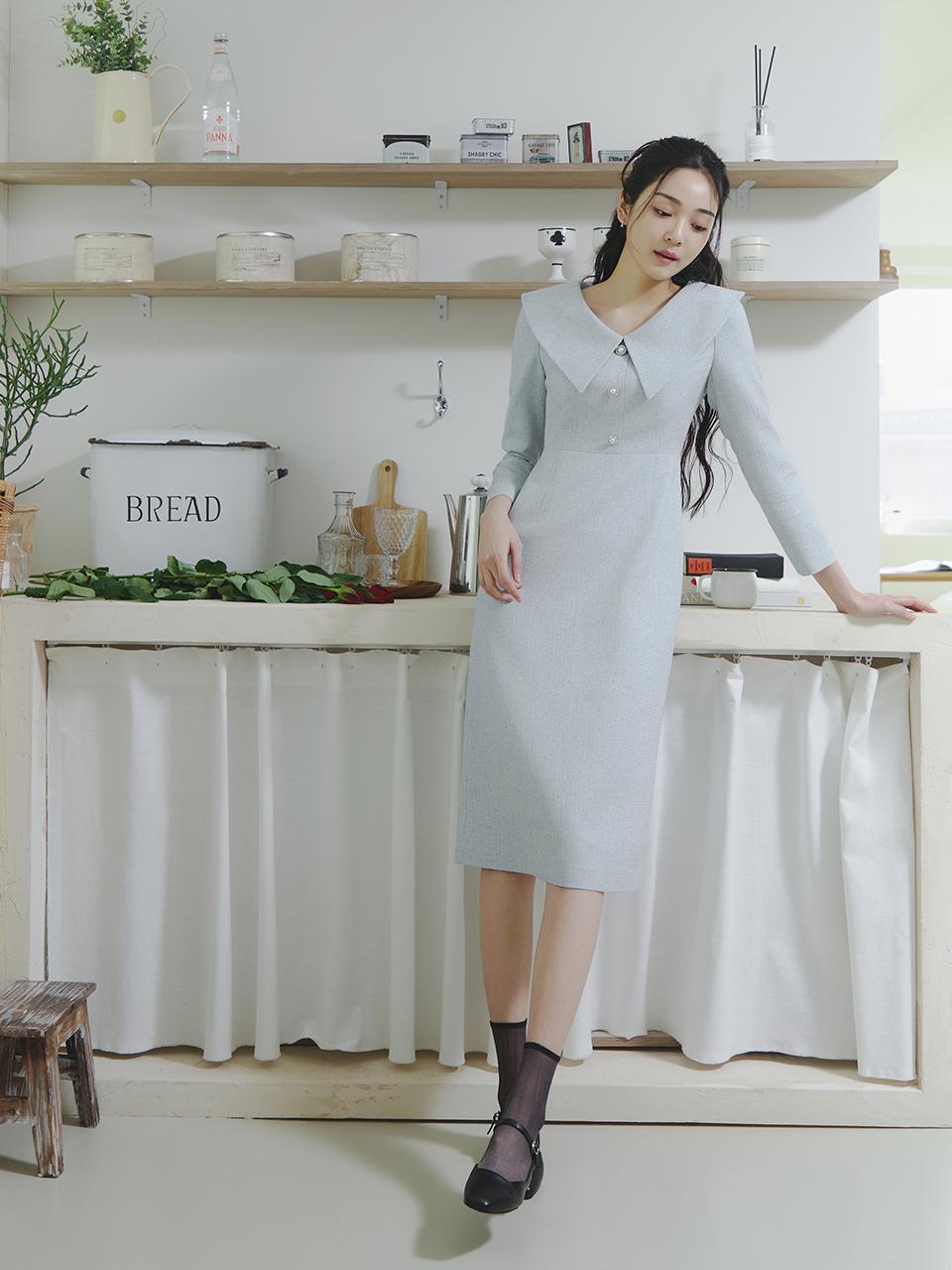 IT MICHAA itMICHAA Big Collar dress ITO3ZOP890 (2 COLOR)