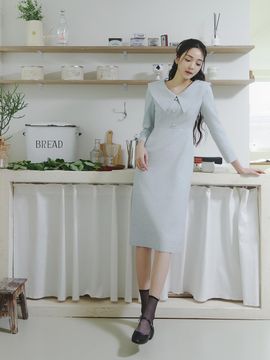 IT MICHAA itMICHAA Big Collar dress ITO3ZOP890 (2 COLOR)