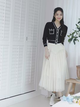 IT MICHAA itMICHAA Heart Coloring Tulle Skirt ITO3ZSK720