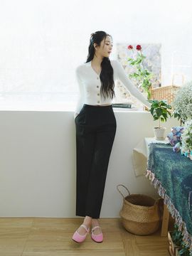 IT MICHAA itMICHAA High Waist Wide Tuck Pants ITO2ZPT640