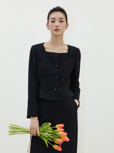 IT MICHAA itMICHAA Peplum Setup Jacket (ITP3ZJK510)
