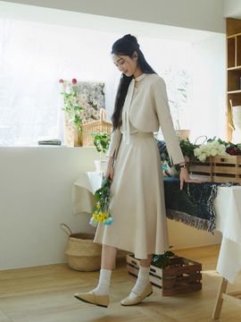 IT MICHAA itMICHAA Round Cropped Set-up Jacket (2 COLOR)