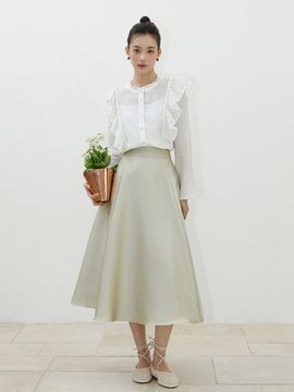 IT MICHAA itMICHAA Shiny Flare Skirt (ITP3ZSK830) (2 Colors)