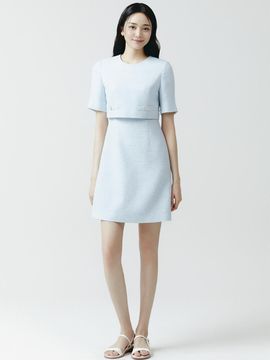 IT MICHAA itMICHAA Two-In-One Tweed Mini dress ITO4YOP900