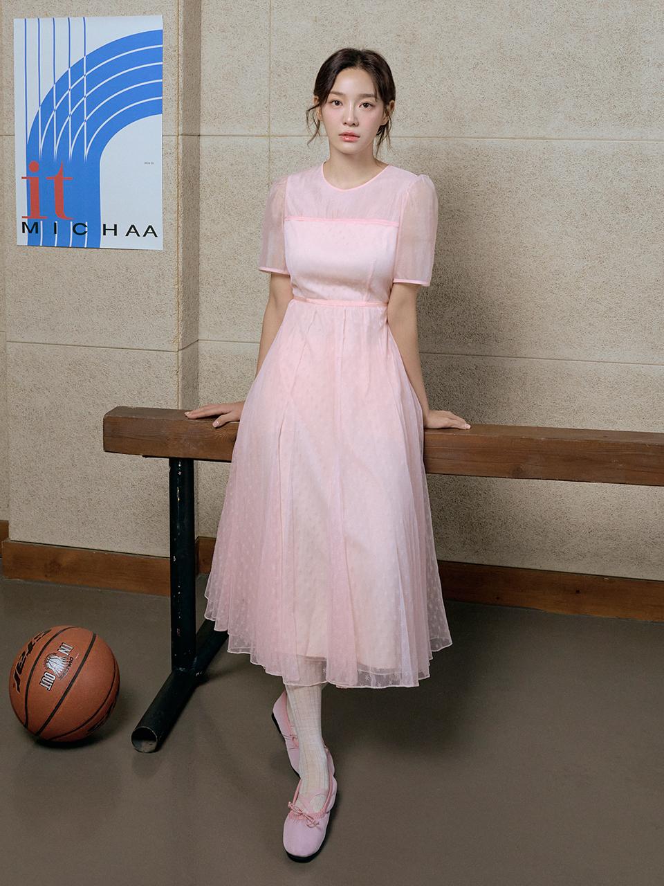 IT MICHAA itMICHAA Volume Sleeve dress ITO3WOP780 (2 COLOR)
