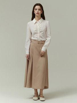 IT MICHAA ITSMYSHA Belted Flare Skirt (ITP4WSK120)