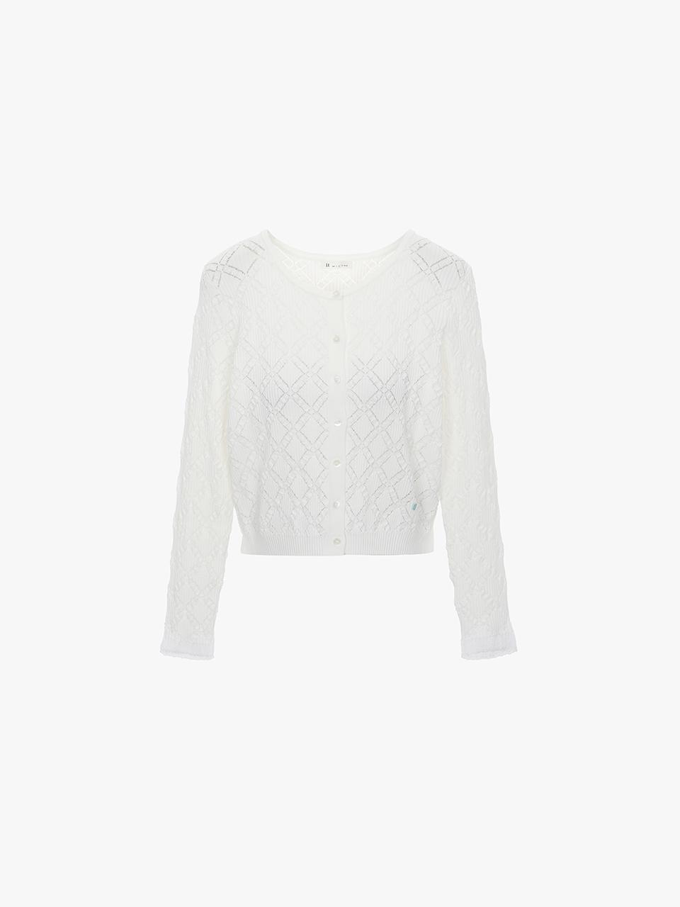 IT MICHAA ITSMYSHA Crochet Knit Cardigan (ITP5KCD780)