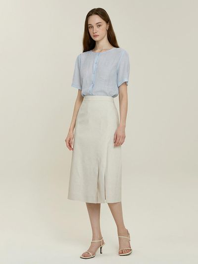 IT MICHAA ITSMYSHA Slit Line Skirt (ITP5WSK680)