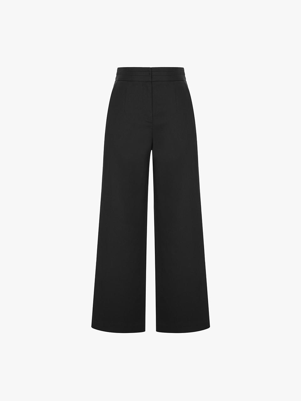 IT MICHAA ITSMYSHA Waist Point Wide Pants (ITP5WPT680) [BLACK]