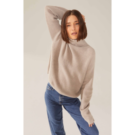 Italic Italic Ellie Chunky Cashmere Turtleneck Sweater