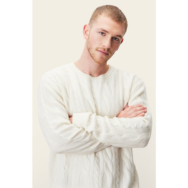 Italic Italic Luke Cashmere Cable Knit Sweater