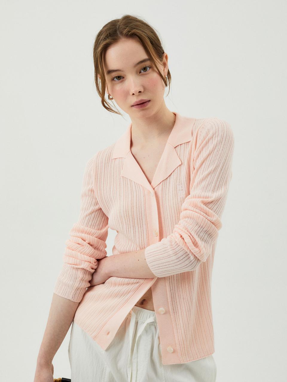 ITER Summer Version Open Collar Cardigan_[3 Colors]