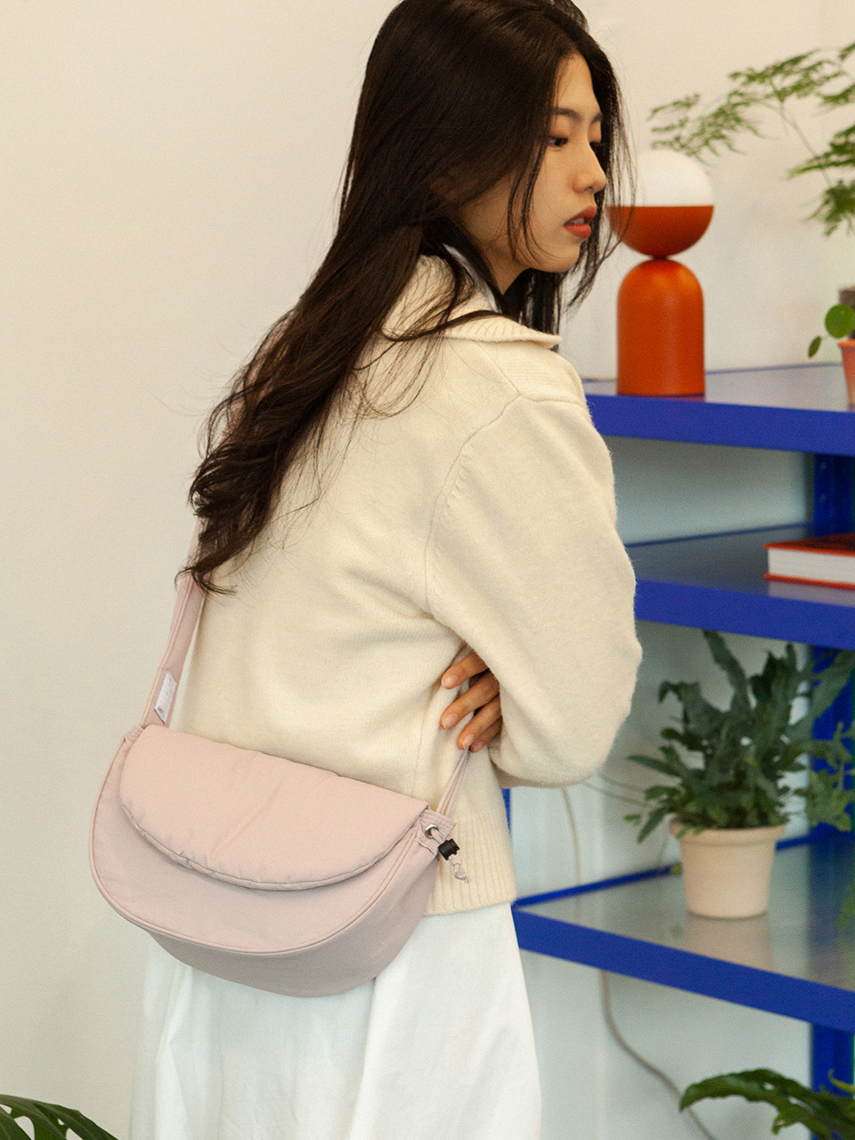 ITHINKSO Fluffy Hobo Shoulder And Cross Bag