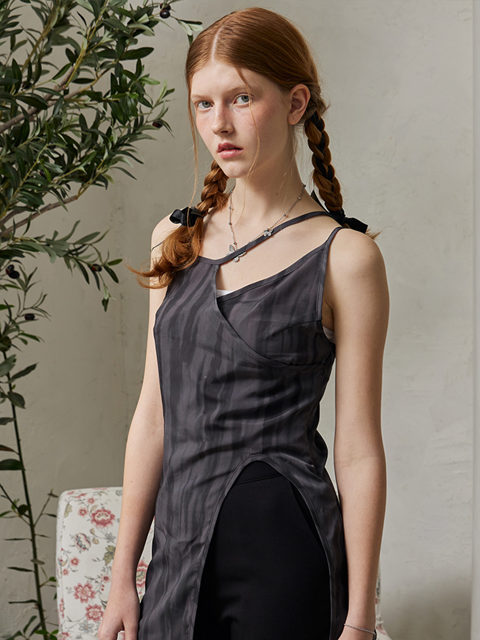 ITOV SEOUL Cut-out Layered Dress