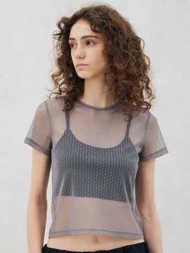 ITOV SEOUL Lace Layered Top GY