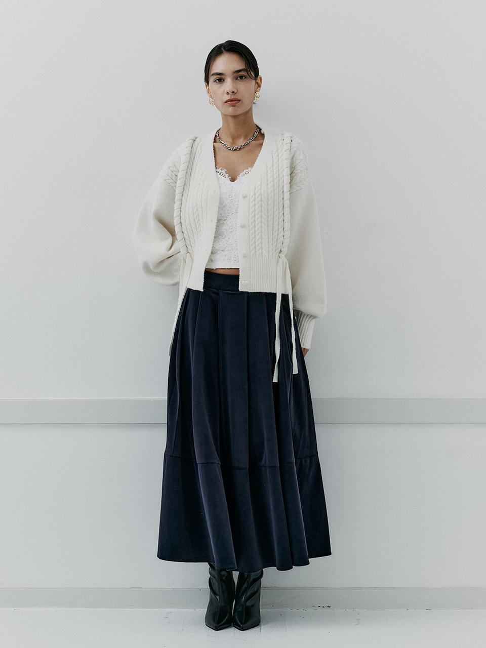 itte IT_Velvet winter banding skirt_2color