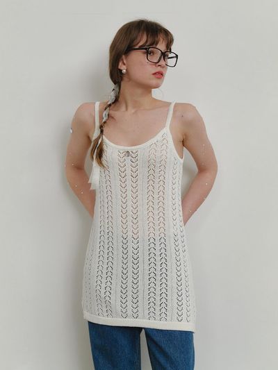 IULAI Crocher Blanc Dress