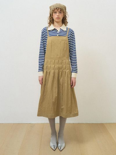 IULAI Jelly Overall Dress [Camel Beige]