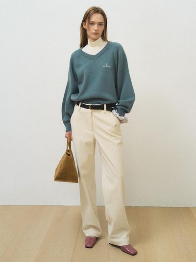 IULAI Penny Corduroy Pants [Ivory]