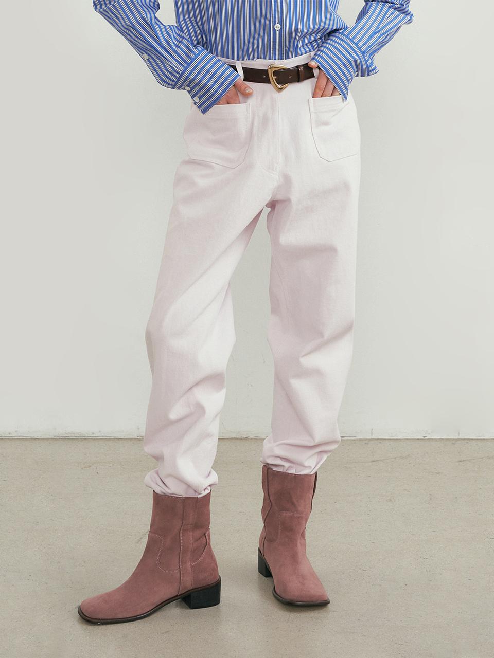 IULAI Sand Washing Pants_Baby Lavender