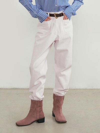 IULAI Sand Washing Pants_Baby Lavender