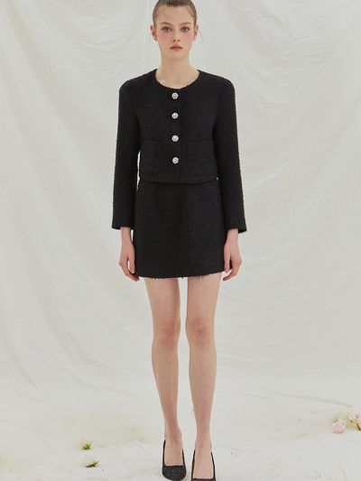 IvanaHelsinki Aina Tweed Mini Skirt (3 Colors)