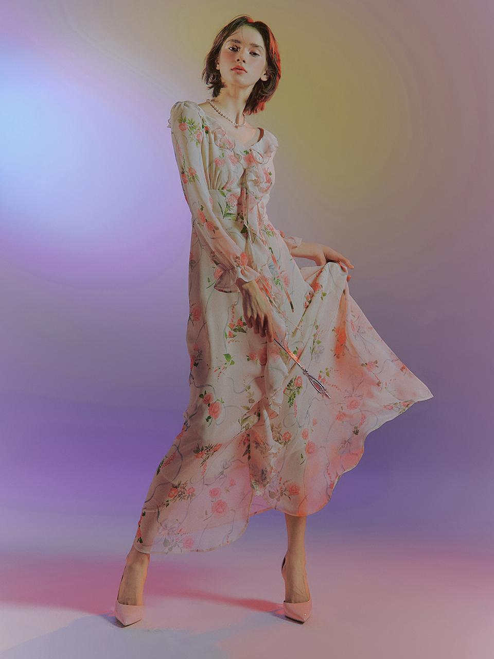IvanaHelsinki Enchanted Garden Midi Dress