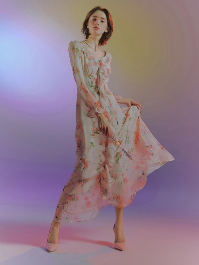 IvanaHelsinki Enchanted Garden Midi Dress