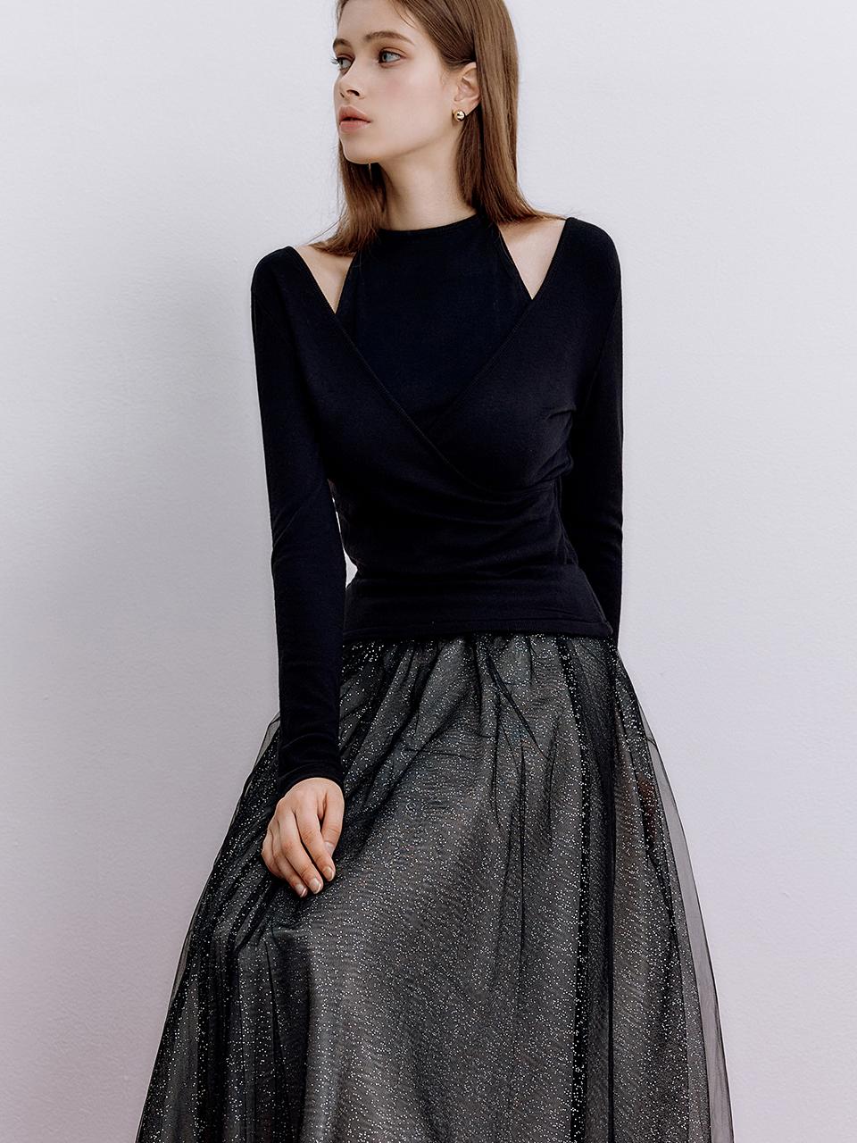 IvanaHelsinki Isabelle Ribbed Wrap Knit (2 Colors)