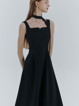 IvanaHelsinki Rose Block Flare Dress