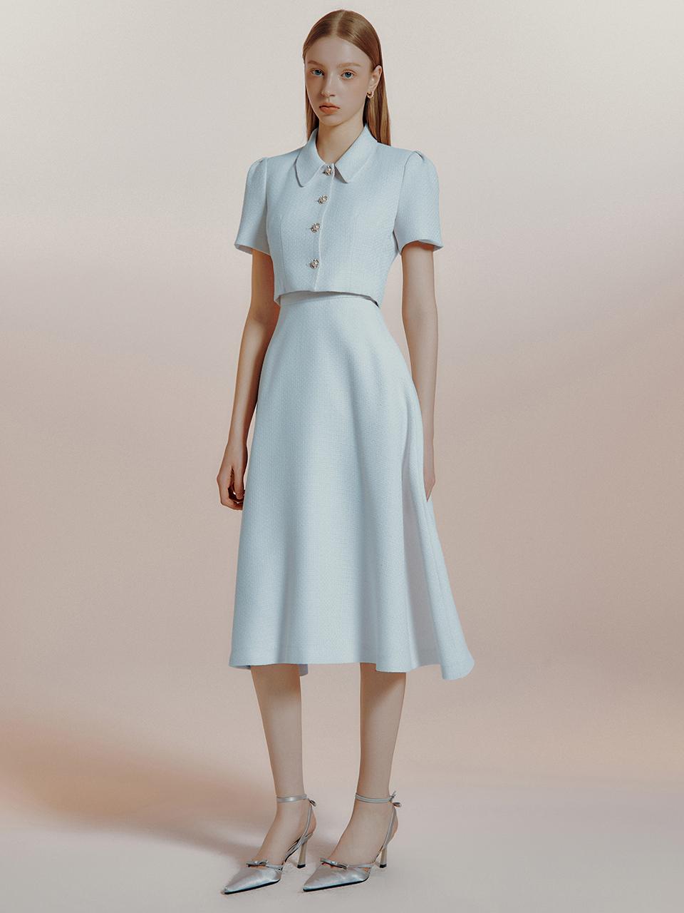 IvanaHelsinki Russu Tweed Midi Skirt (4 Colors)
