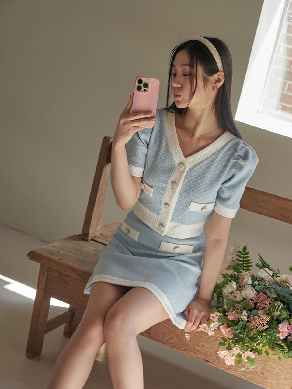 IvanaHelsinki Suvi Jersey Tweed Jacket (2 Colors)