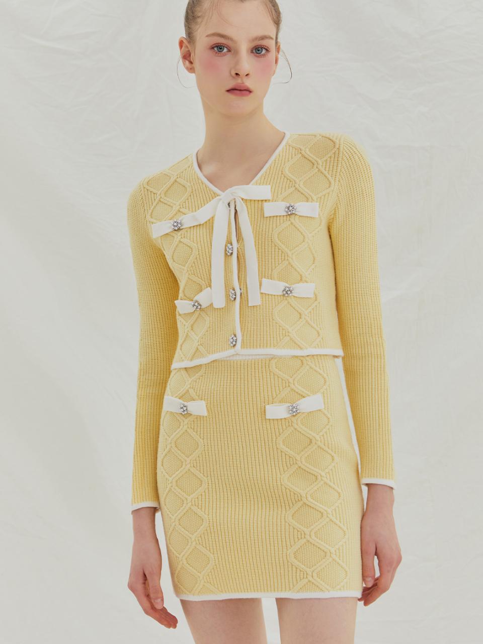IvanaHelsinki Vetta Cable Knit Cardigan (3 Colors)