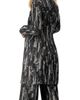 IVONNE IVONNE Abstract Denim Long Jacket - 2
