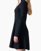 IVONNE IVONNE Boat-Neck Long Sleeve A-Line Dress - 4
