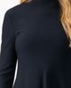 IVONNE IVONNE Boat-Neck Long Sleeve A-Line Dress - 5