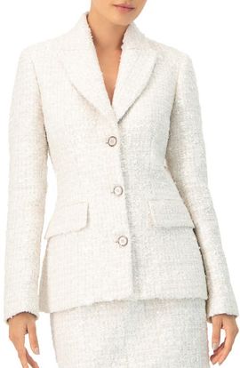 IVONNE IVONNE Breasted Blazer with Three Buttons