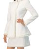 IVONNE IVONNE Buttoned Blazer with Fringe Detail - 3