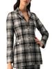 IVONNE IVONNE Checkered Three Button Blazer - 1