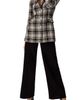 IVONNE IVONNE Checkered Three Button Blazer - 5